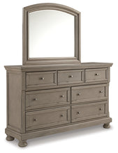 Load image into Gallery viewer, Lettner Queen Panel Bed with Mirrored Dresser
