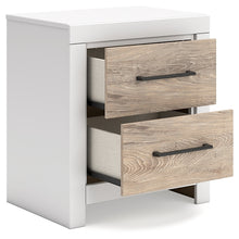 Load image into Gallery viewer, Charbitt King Panel Bed with Mirrored Dresser and Nightstand
