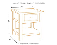 Load image into Gallery viewer, Bolanburg Rectangular End Table
