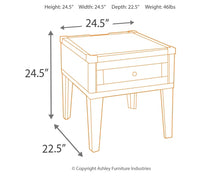 Load image into Gallery viewer, Todoe Rectangular End Table
