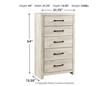 Load image into Gallery viewer, Cambeck Five Drawer Chest
