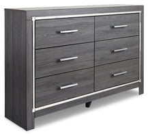 Load image into Gallery viewer, Lodanna King/California King Upholstered Panel Headboard with Dresser
