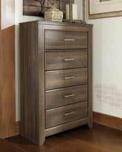 Load image into Gallery viewer, Juararo Queen Panel Headboard with Mirrored Dresser, Chest and 2 Nightstands
