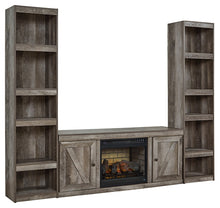Load image into Gallery viewer, Wynnlow 3-Piece Entertainment Center with Electric Fireplace
