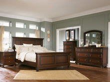 Load image into Gallery viewer, Porter California King Panel Bed with Mirrored Dresser, Chest and 2 Nightstands
