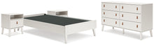 Load image into Gallery viewer, Aprilyn Twin Platform Bed with Dresser and 2 Nightstands
