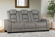 Load image into Gallery viewer, The Man-Den PWR REC Sofa with ADJ Headrest
