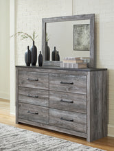 Load image into Gallery viewer, Bronyan King Panel Bed with Mirrored Dresser
