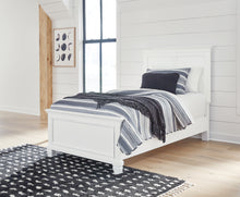 Load image into Gallery viewer, Fortman Twin Panel Bed with Mirrored Dresser, Chest and 2 Nightstands
