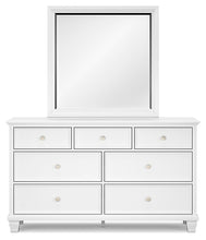 Load image into Gallery viewer, Fortman Twin Panel Bed with Mirrored Dresser and 2 Nightstands
