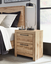 Load image into Gallery viewer, Hyanna Queen Panel Headboard with Mirrored Dresser, Chest and 2 Nightstands
