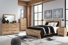 Load image into Gallery viewer, Hyanna King Panel Bed with Mirrored Dresser, Chest and Nightstand
