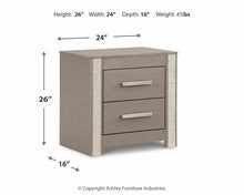 Load image into Gallery viewer, Surancha Full Panel Bed with Mirrored Dresser and 2 Nightstands
